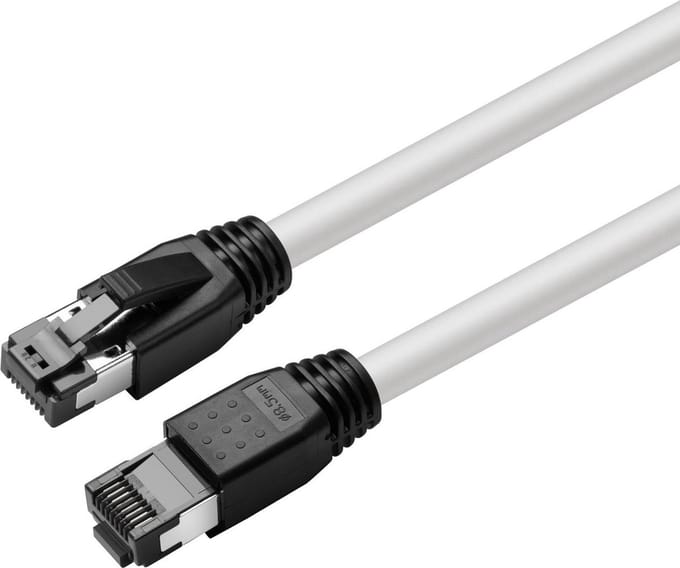 Microconnect MC-SFTP803W netwerkkabel Wit 3 m Cat8.1 S/FTP (S-STP)