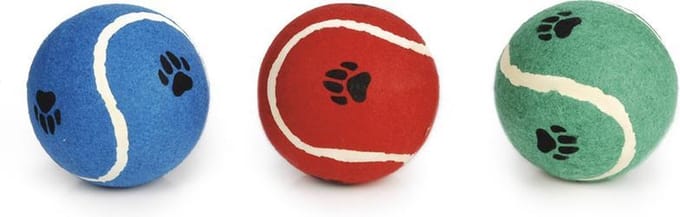 Beeztees Tennisbal - Hondenspeelgoed - Assorti - Dia: 12,5 cm