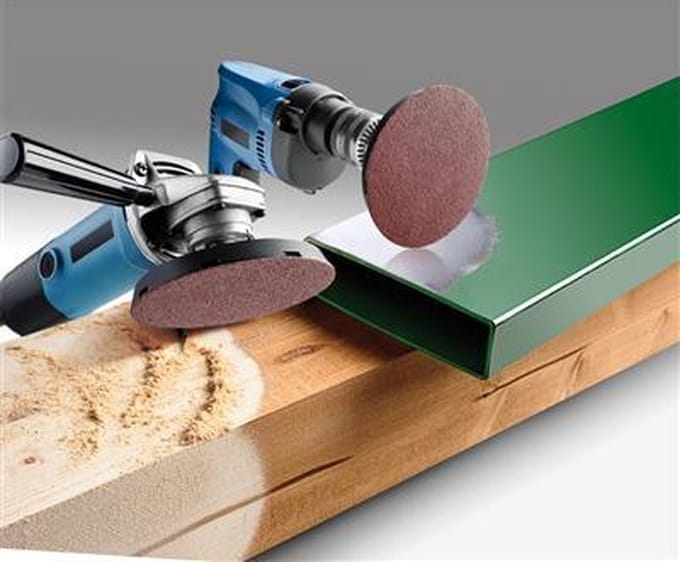 KWB schuurschijf Ø 125 mm - Korrel 80 - Klittenbandhechting - 488320 - 5 stuks