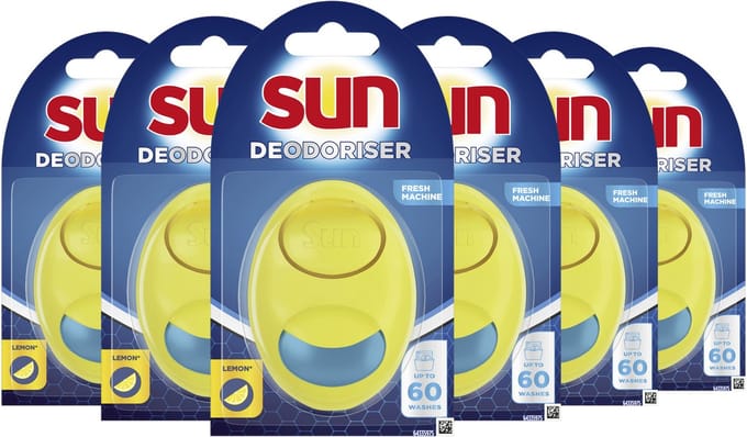 Sun -Vaatwasmachine Verfrisser - Citroen - 15 Stuks - Voordeelverpakking