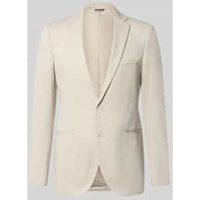 Super slim fit 2-knoops colbert met paspelzakken