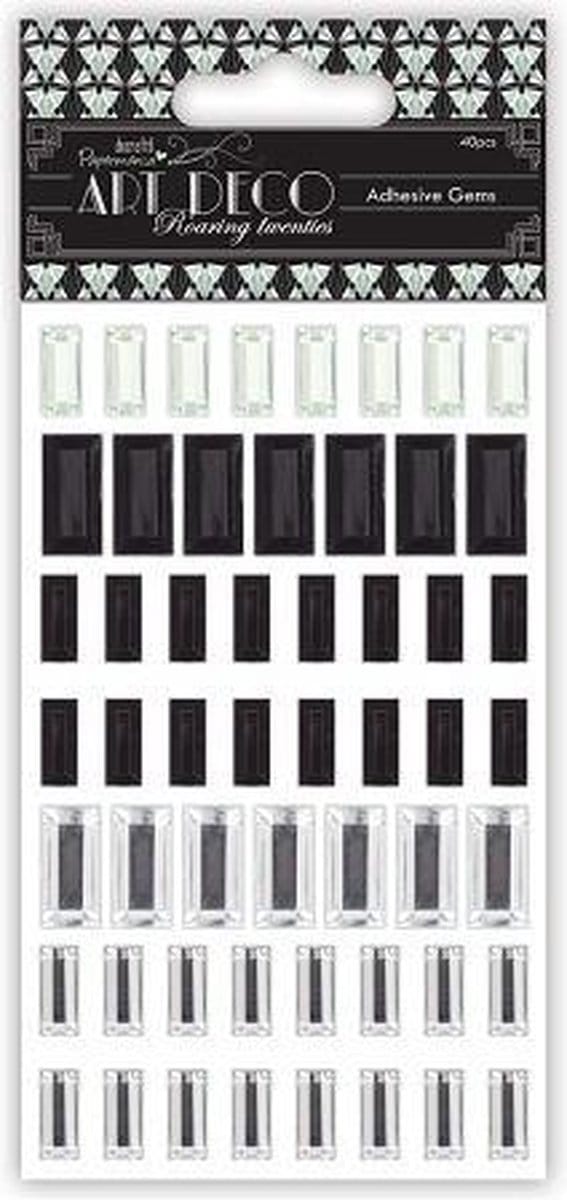 Docrafts Art deco adhesive gems 69 pcs (PMA 351021)