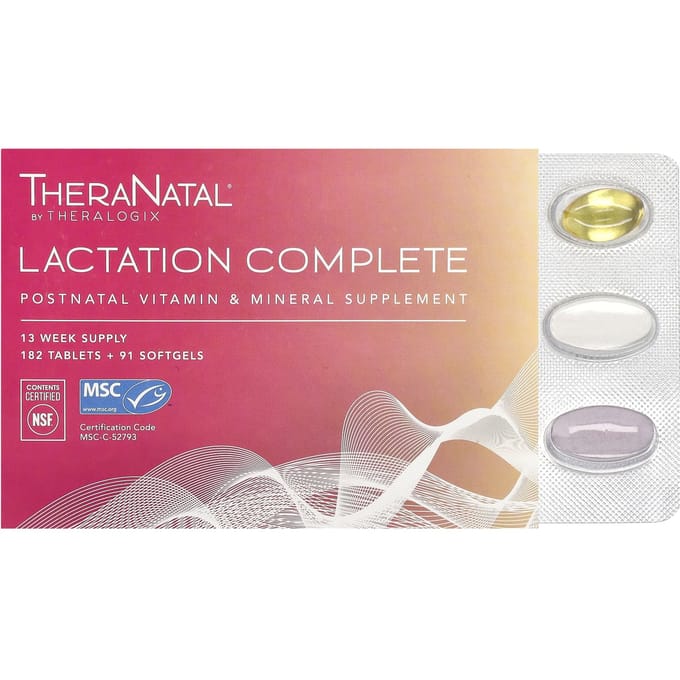 Theranatal, Lactatie Compleet, 182 tabletten + 91 softgels
