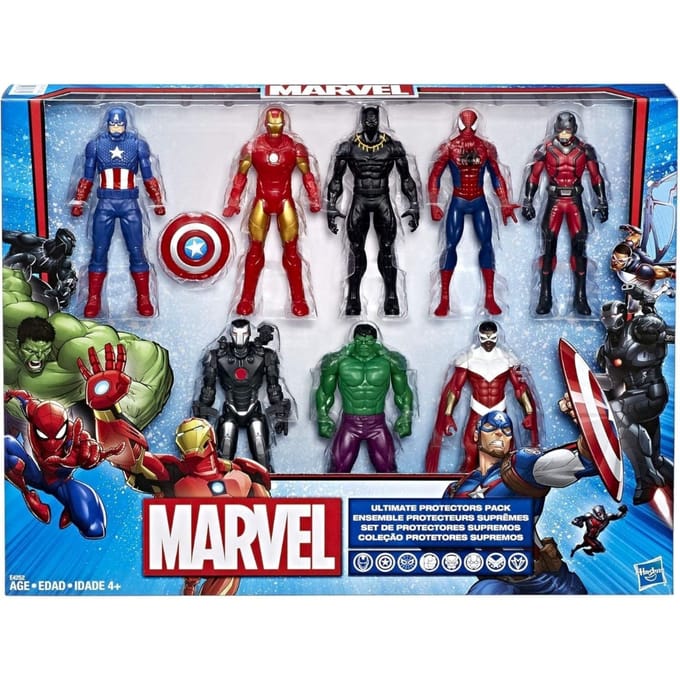 Superhelden Set 8 Stuks  -  Marvel - Complete set - 15 cm Groot