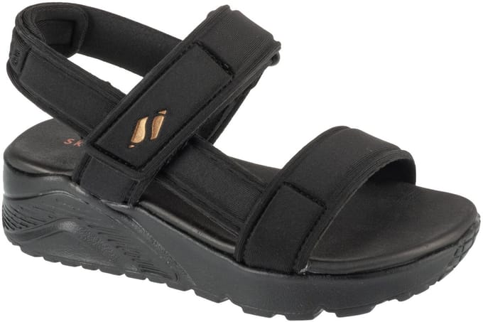 Skechers Uno Lite Sandalen - Meisjes - Zwart - Maat:35