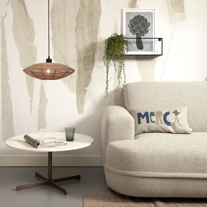GOOD&MOJO Hanglamp Tanami - Rotan - Ø40cm - Modern - Hanglampen Eetkamer, Slaapkamer, Woonkamer