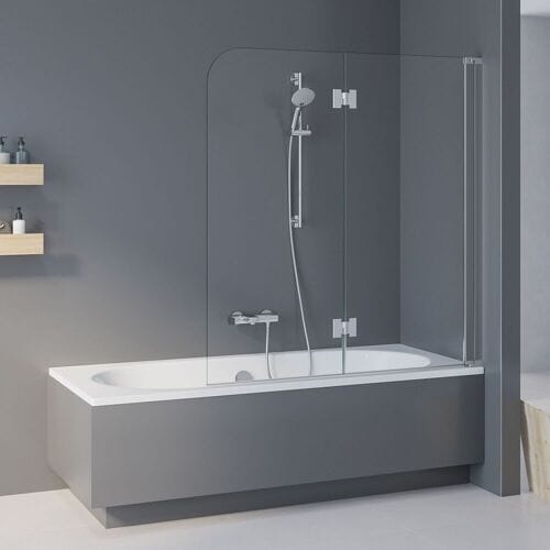 Kronenbach Tube folding shower door type BF2A R 132, stop right KB04213K214SP9