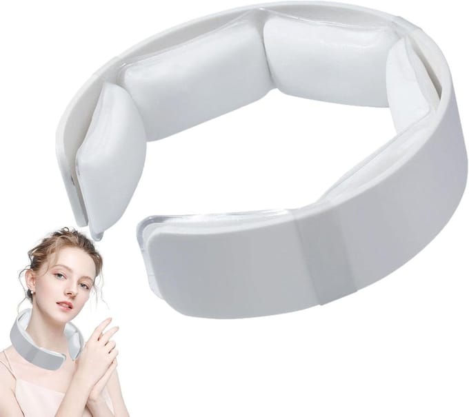 Verkoelende nekwikkels - Ijskoelslangen - Buitenactiviteiten - Handsfree koeling - 1 stuk - Wit
