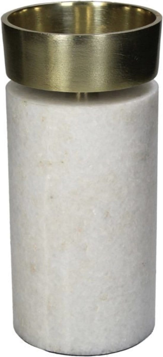 Waxinelichthouder Marble 20cm hoog