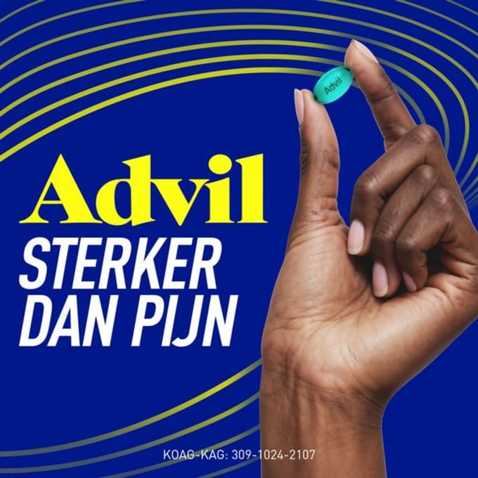 Advil Reliva Liquid Caps 200mg - 2 x 40 capsules