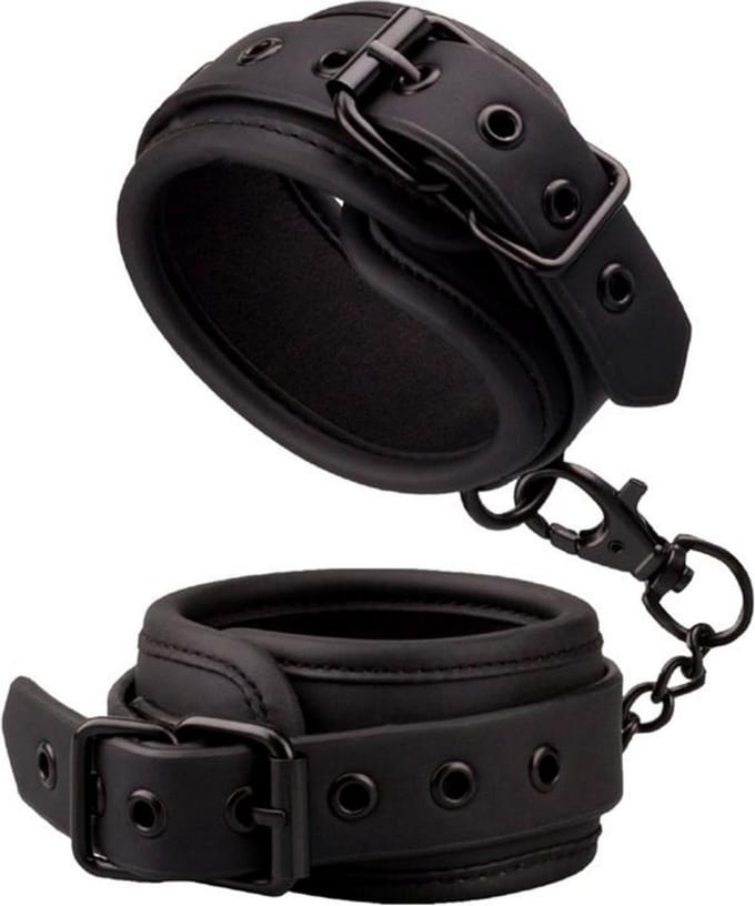 INTOYOU BLACK SHADOW - Ankle Cuffs Vegan Leather