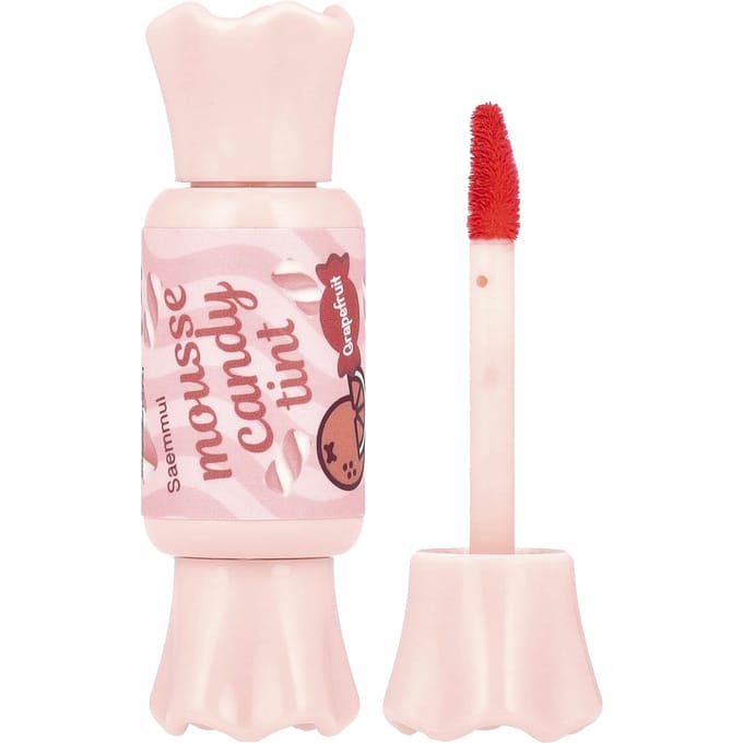 The Saem, Saemmul, Mousse Candy Tint, 04 Grapefruit, 8g white