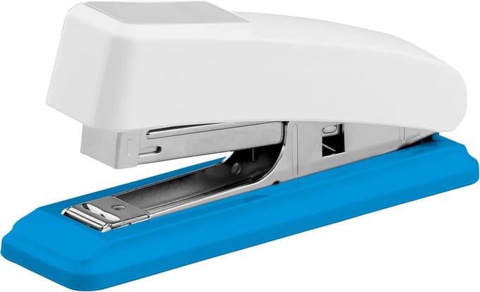 Robuuste Nietmachine Blauw voor 20 Vellen (No. 24/6 nietjes)