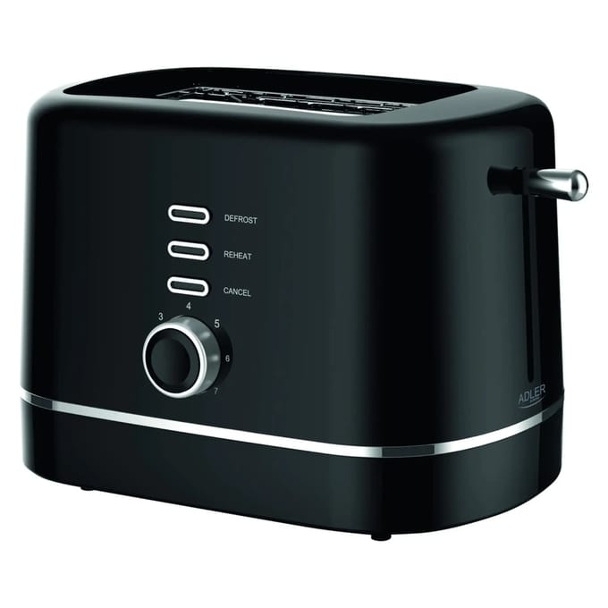 Broodrooster 7-niveau roosteren, 3 functies: STOP, VERWARMING, DEFFEERING, automatische uitschakeling, modern design