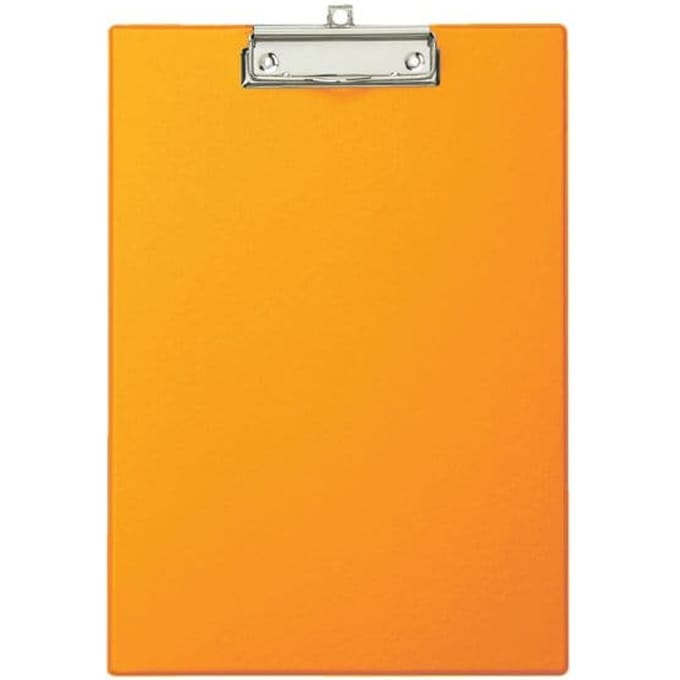 MAUL klembord - met PVC folie - A4 - met ophangoog - oranje