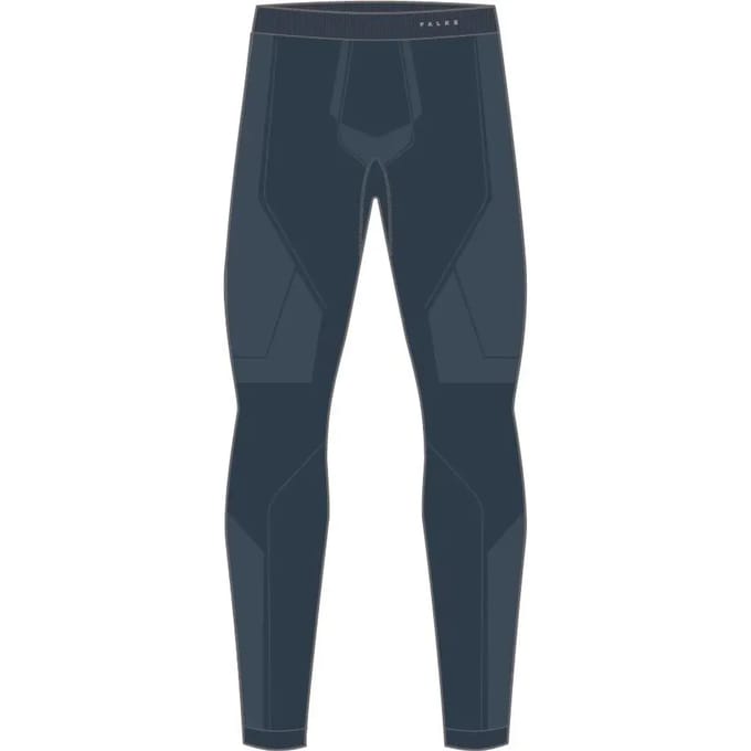 FALKE Warm Long Tights sneldrogend functioneel lang functioneel ondergoed heren blauw - maat XL