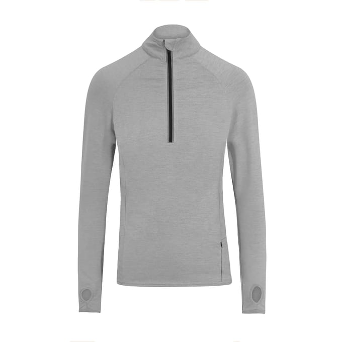 Herensportshirt 'Cool-Flex 1/2 Zip Top' Silver Grey - XL