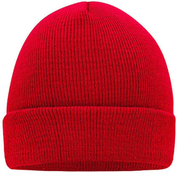 Myrtle Beach 'Knitted Cap' Beanie Red