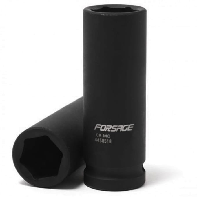 Forsage - Lange Dopsleutel - 6-kant - 12mm - Cr-mo