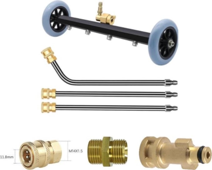 CRIJNS - PRO - Chassis Cleaner - Hogedruk Bodemreiniger - Bosch