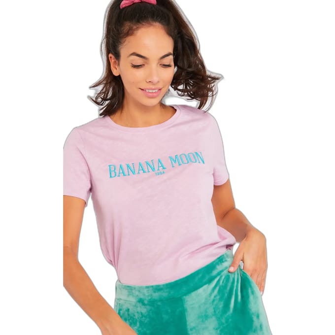 Dames-T-shirt Banana Moon Slippy Seacoco
