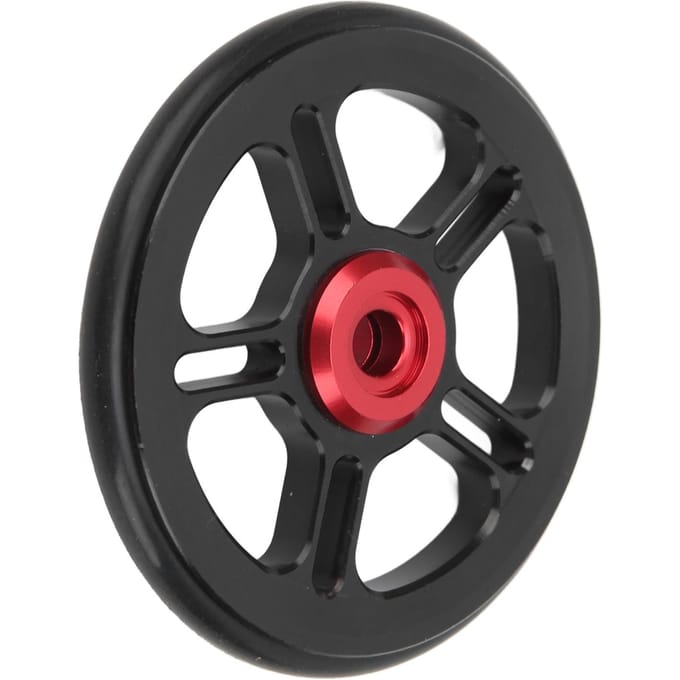 Vouwfiets Easywheel Aluminiumlegering Hulpwiel CNC Snijden voor Brompton 6cm black