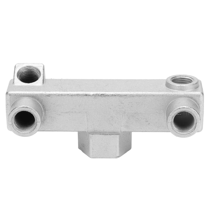 6-Weg Connectorblok Luchtcompressor Schroefdraad Manifold Verdeelstuk G14 G12