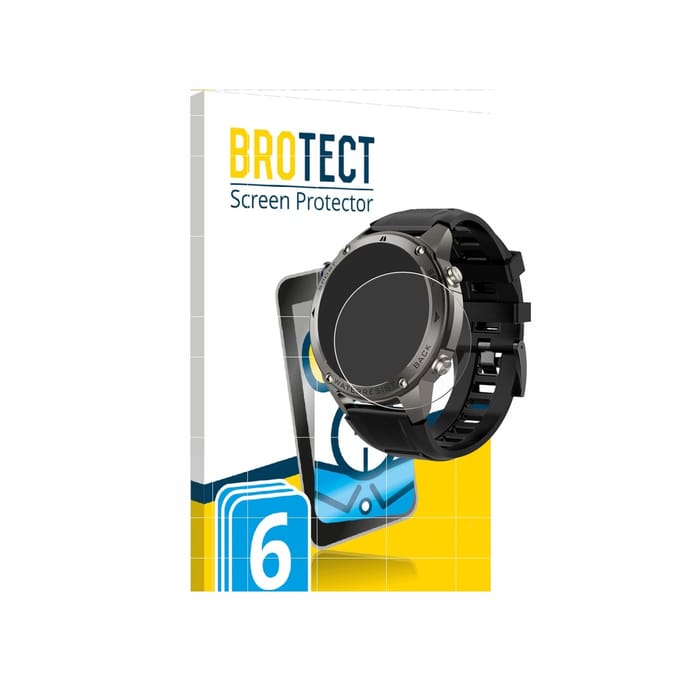 BROTECT - Screenprotector voor Knauermann GPS 4 (2025) - Folie Beschermfolie transparant 6 Stuks