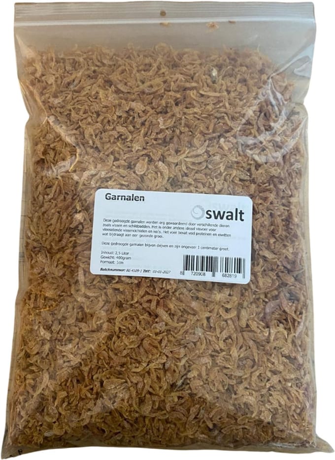Oswalt Garnalen 1 cm - Visvoer - 5 Liter