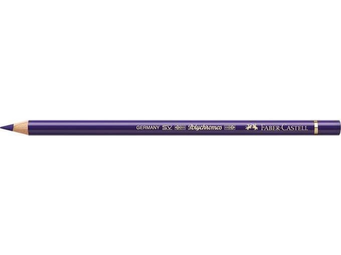Kleurpotlood Faber Castell Polychromos 249 paars doos met 6 stuks