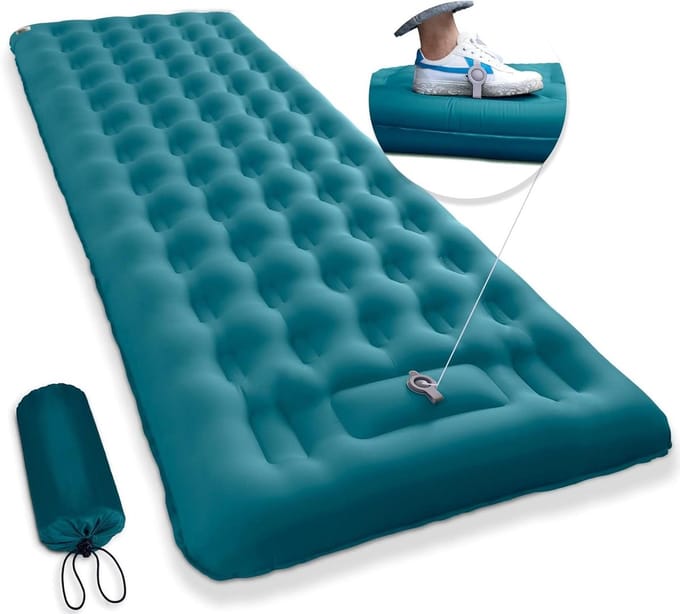 Slaapmat - Luchtbed - Kamperen - Extra dik - 5 inch - Donkerblauw