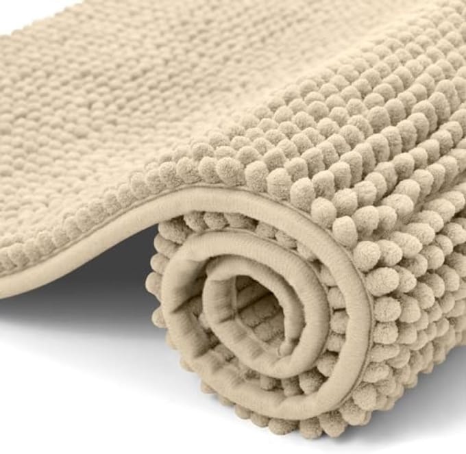 Zachte Badmat met Antislip Onderkant - Absorberend en Wasbaar