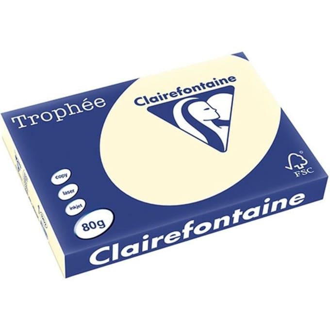 Clairefontaine Ivoor A3 Gekleurd papier 80 grams (500 vel)