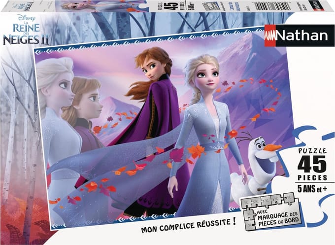 Nathan – Frozen II puzzel 45 stukjes – Kinderpuzzel