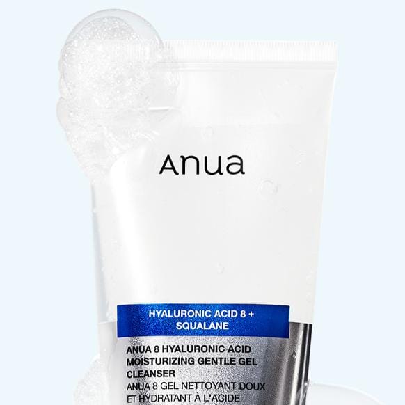 Anua 8 Hyaluronzuur Hydraterende Milde Gel Reiniger Hydraterend Verfrissend 150ml