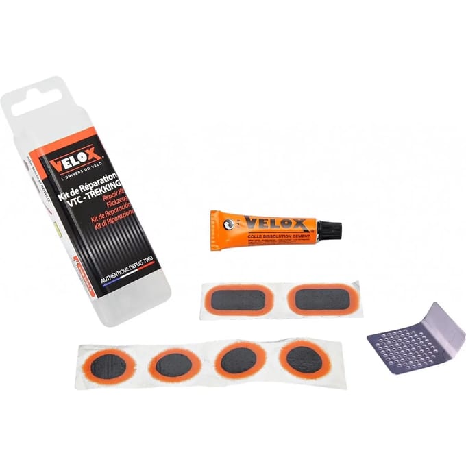 6-delige reparatieset + ontbinding + 1 fietsverkrachting Velox