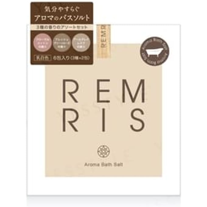 REMRIS - Aroma Bath Salt Assort Box 40g x 6