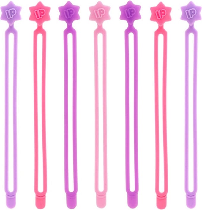 Lunch Punch Silicone Wrap Bands Blush