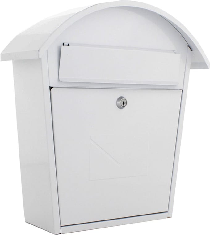 Rottner Brievenbus Jesolo Wit - 37x36x13,5cm