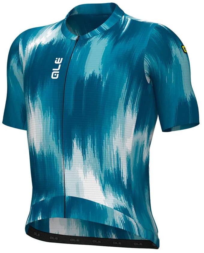 Ale Pr-e Argon Korte Mouw Wielertrui Blauw M Man