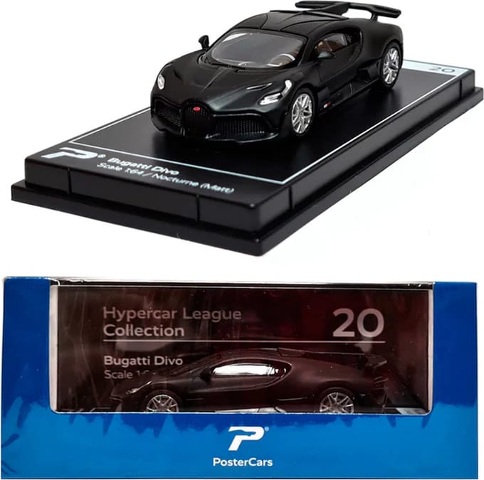 Bugatti Divo 1-64 Hypercar League Collection Postercars Die-cast