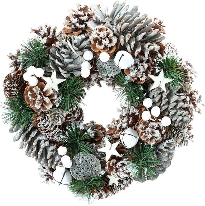 Krans White Star diameter 30cm
