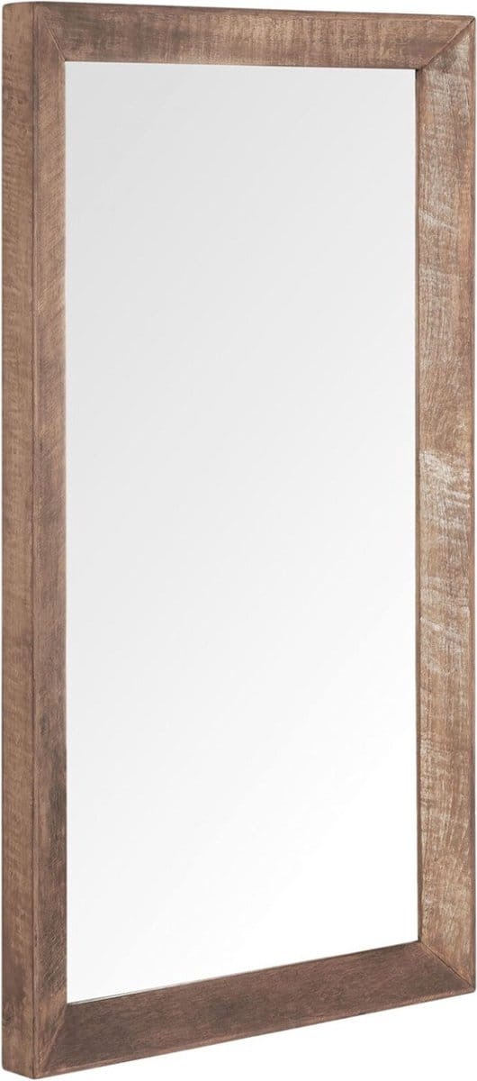 24Designs Metropole Spiegel Klein - B50 X D5 x H90 cm- Teakhout