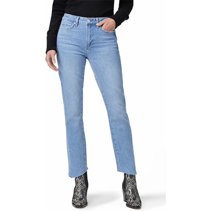 PAIGE Cindy Seaming Jagged Hem Wrennin Distressed Maat: W26 | Slim Jeans Outlet | Dames | Blauw