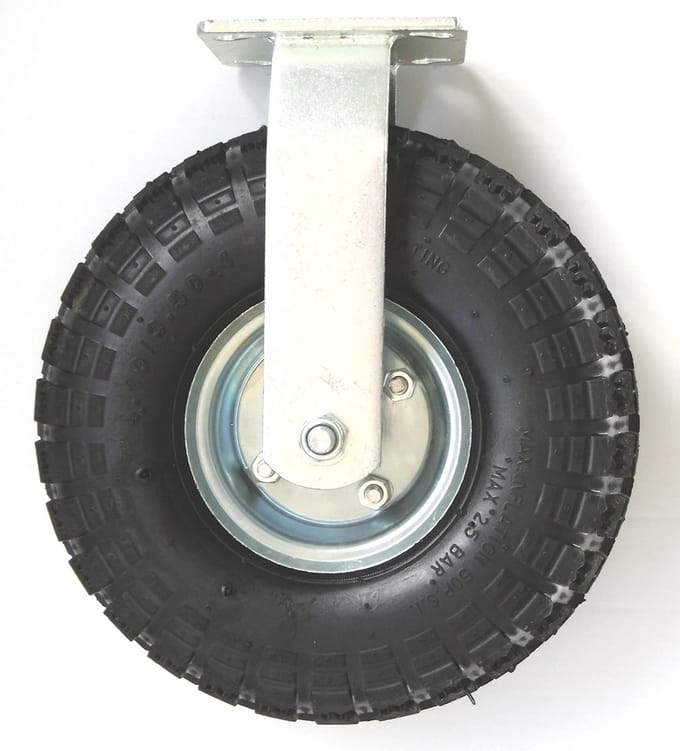 Bokwielen 260 mm met stalen velg voor diverse toepassingen