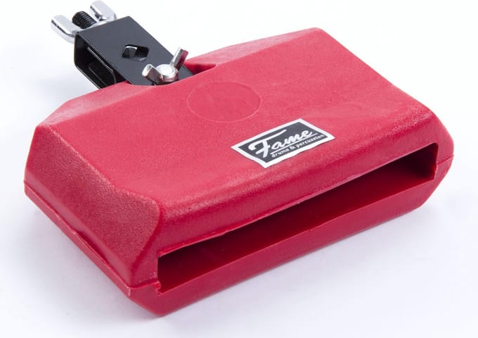 Fame percussie Block, rood Kunststof - Percussion block