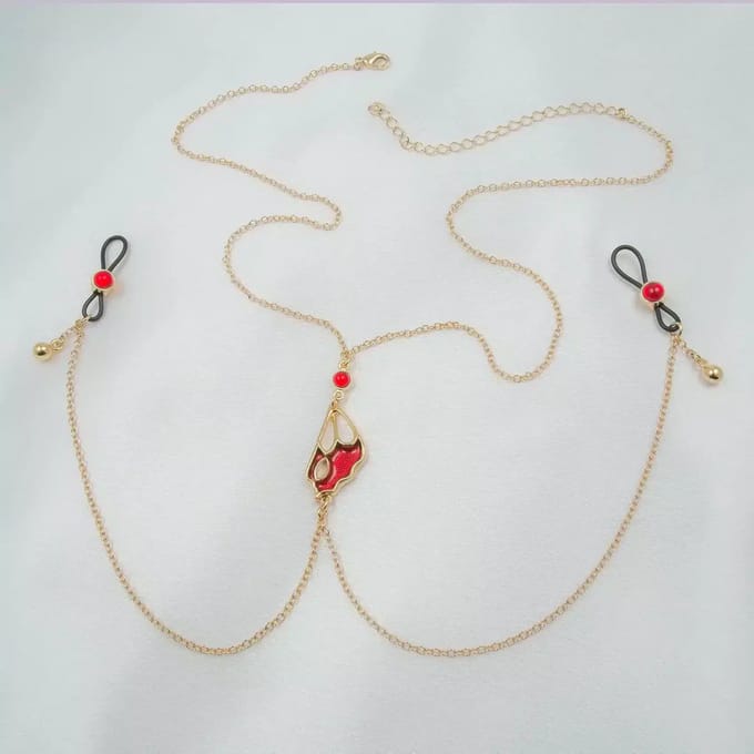 Sylvie Monthulé | Gouden Tepelklem en Sieraad | Wing