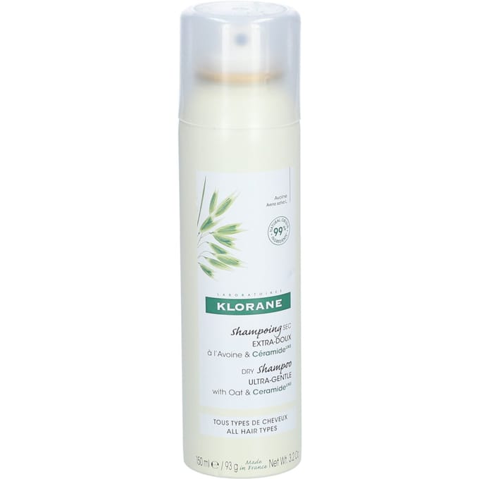 Klorane Haver & Ceramide LIKE Ultramilde Droogshampoo | Alle haartypes 150 Shampoo