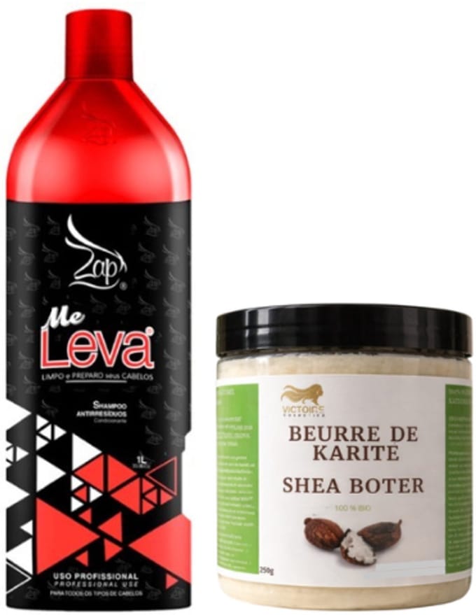 ZAP Me Leva Shampoo 1L + 1 gratis Shea Butter