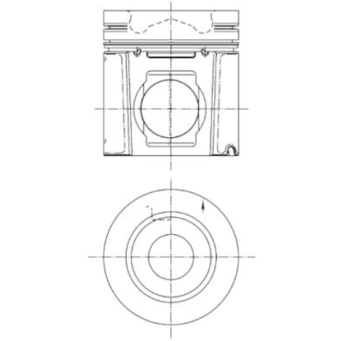 Zuiger KOLBENSCHMIDT 99353600